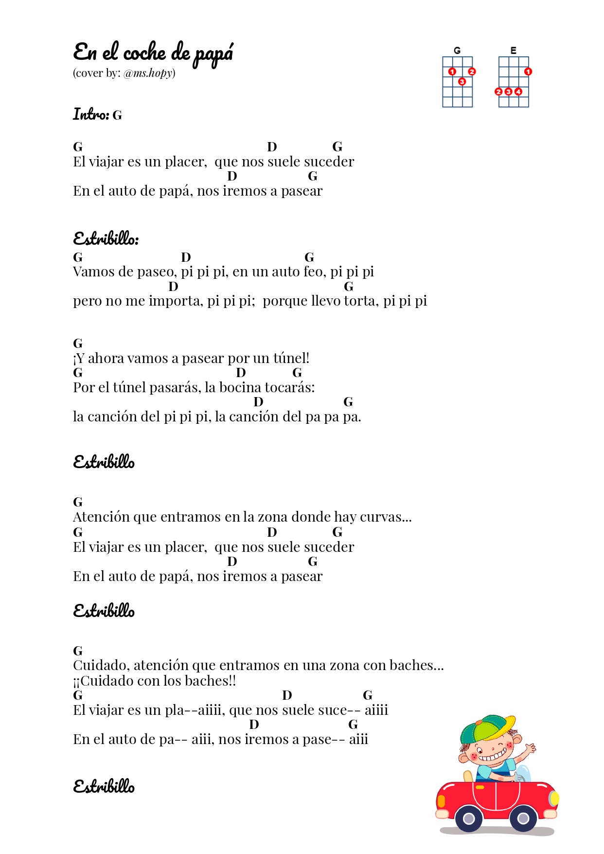 enElCocheDePapa-song