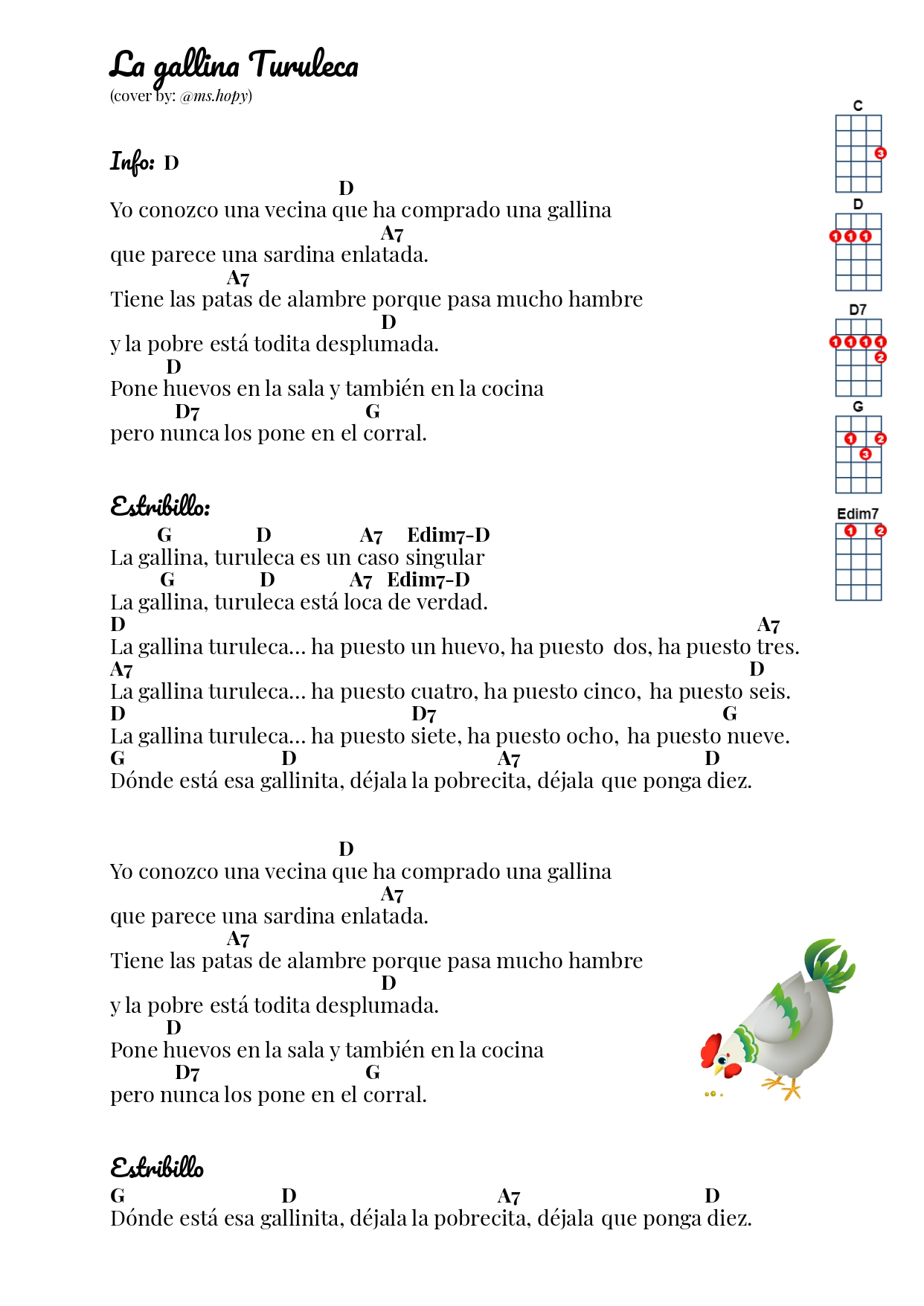 laGallinaTuruleca-song
